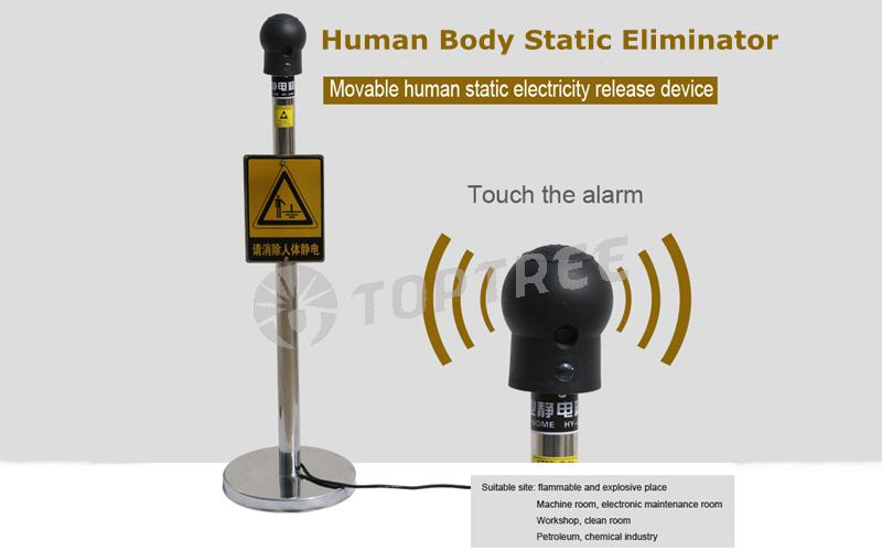 Human Body Electrostatic Releaser Electrostatic Discharge Elimination Of Static Electricity with Sound Warning