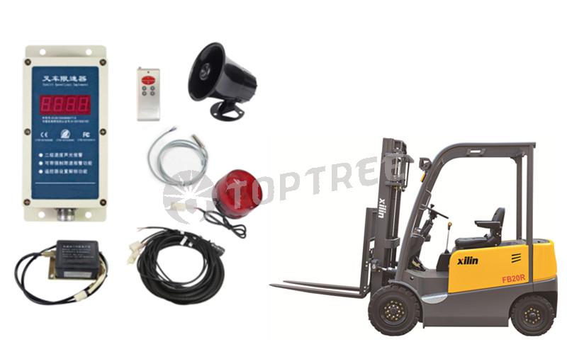TOPTREE Sensitive Forklift Speed Limiter Device Overspeed Alarm Siren Warning Safety System