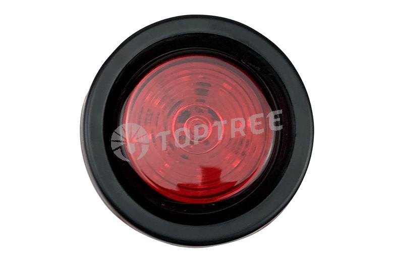 Toptree 2'' Red/Amber/Clear Round Stop Turn Tail Light