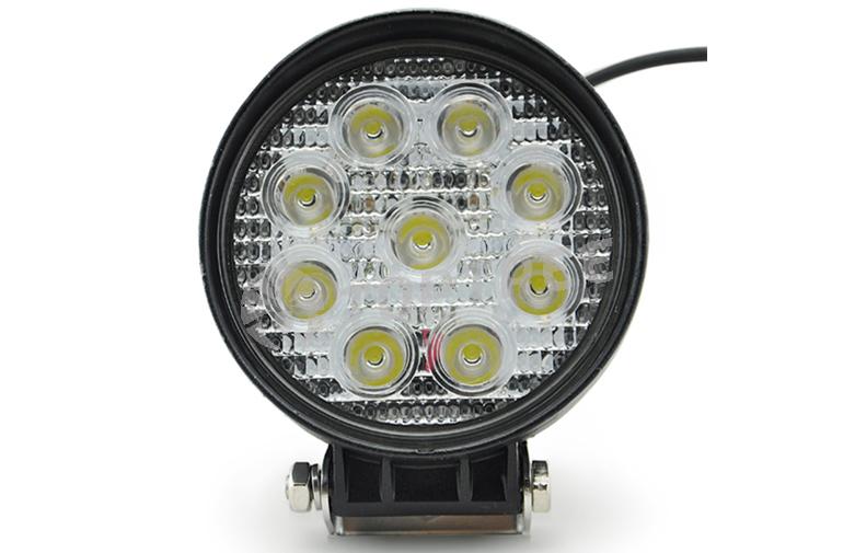 24W Round LED Work Light Offroad Driving UTV Car 4x4 Truck Lamp (TP913)