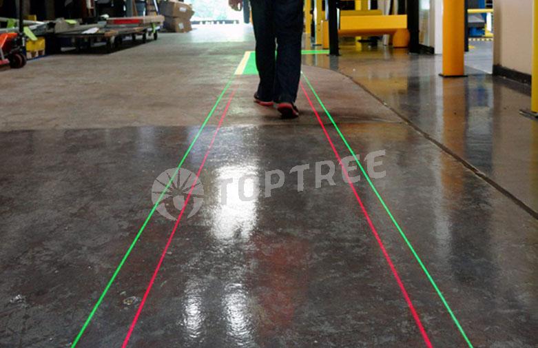 Virtual Laser Line Projectors for Pedestrian Safety - Toptree