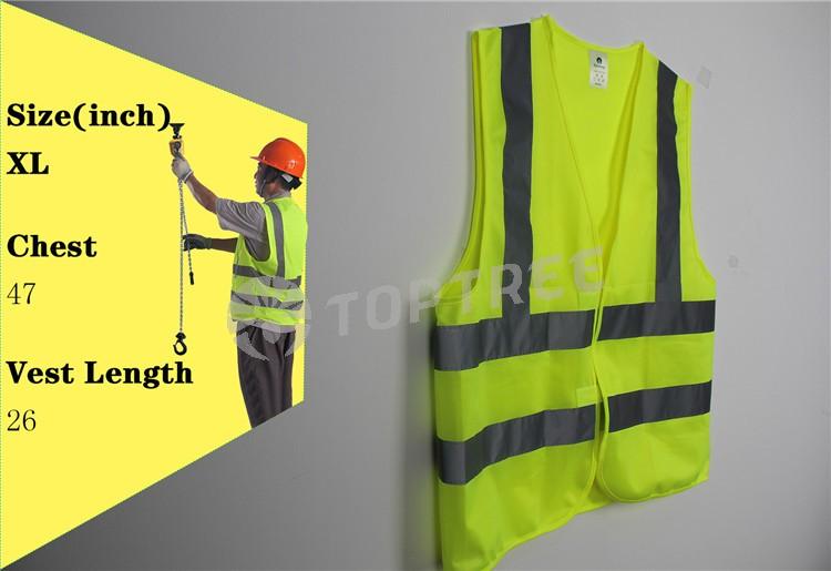10 Packs Breathable Front Safety Vest Safety Jacket Reflective Vest with Pockets