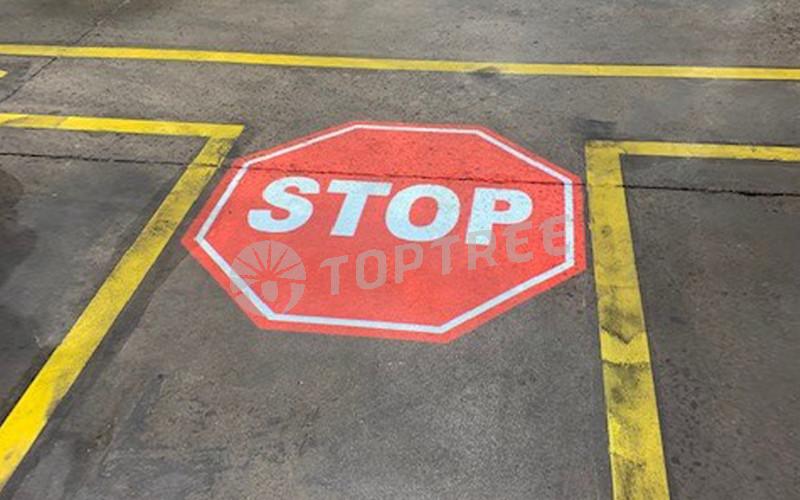 Industrial Projection System Floor Safety Signs Projections