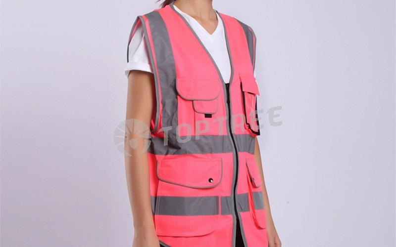 pink safety vest