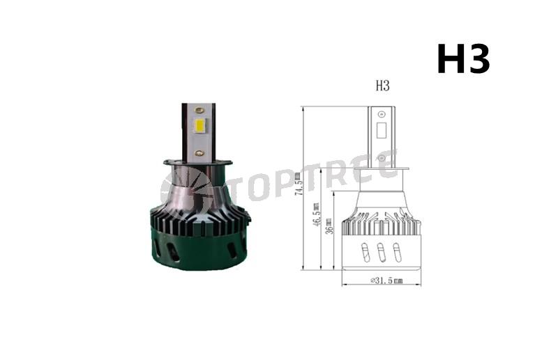 H3 LED Headlight Bulb