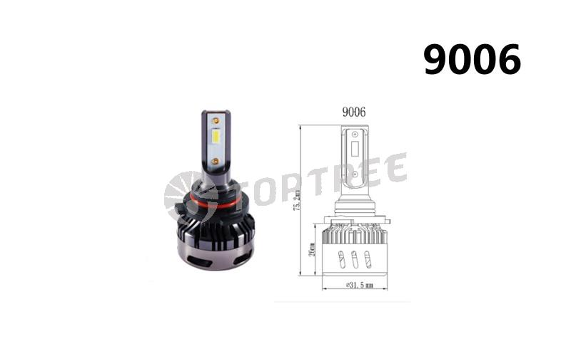 9006 LED Car Headlight Bulb