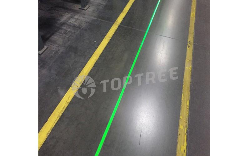 Floor Marking Via Laser Laser Walkway Lines