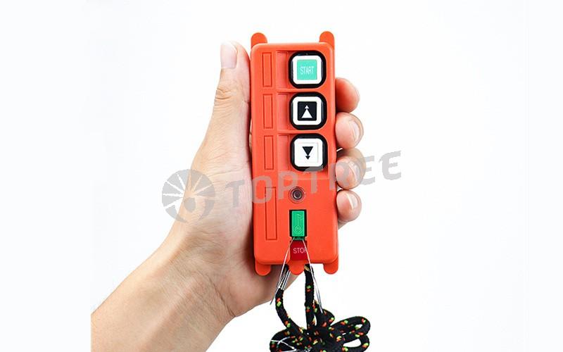 3 Buttons Wireless Crane Remote Control Pocket Industrial Lift Hoist Radio Switch Transmitter Receiver