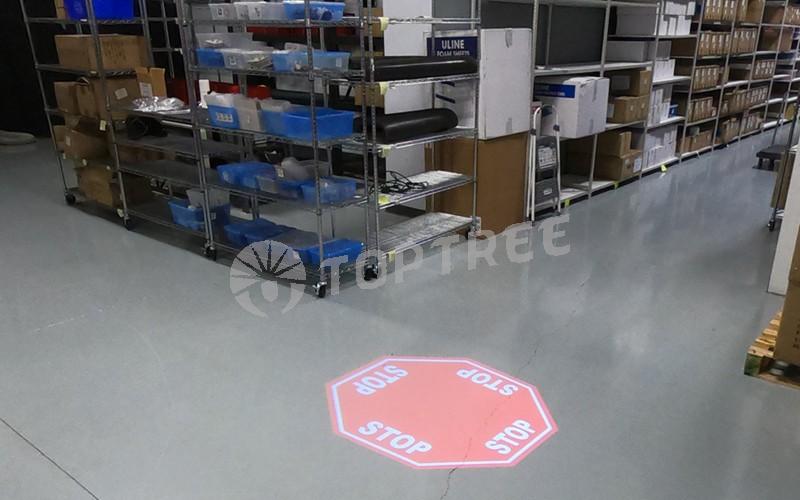Led Floor Sign Projector