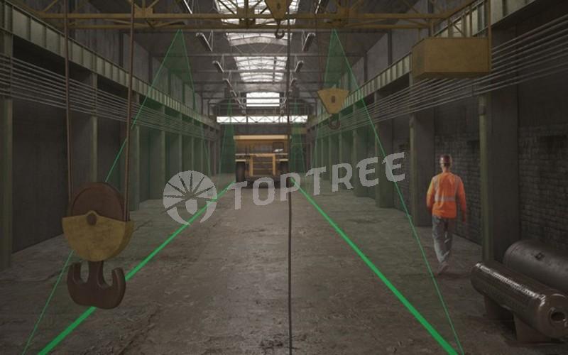Laser Marking System for Crane Industrial Safety Zone Marking Light