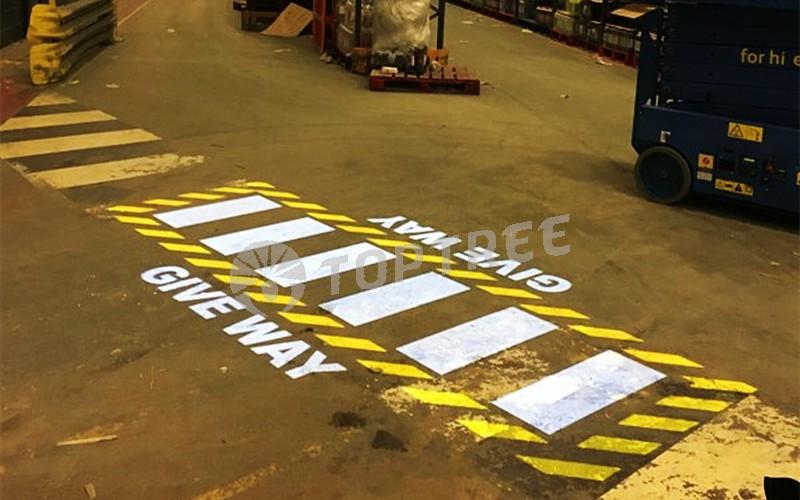 Warehouse Safety Signage Projection System - Toptree