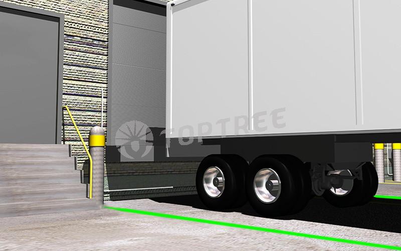 TOPTREE Red Green Truck Docking Assistance Lasers Projectors