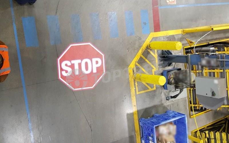 stop sign safety projector