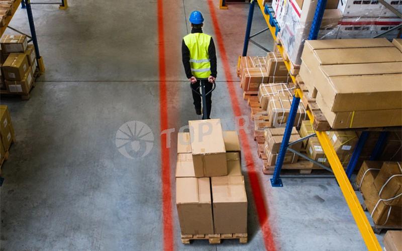 Warehouse Virtual Safety Laser Line