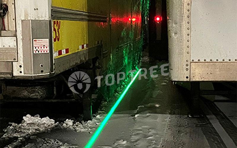 Laser Docking System for Truck Trailer