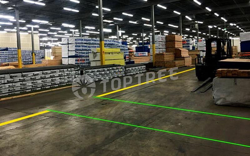 Warehouse Virtual Safety Laser Line