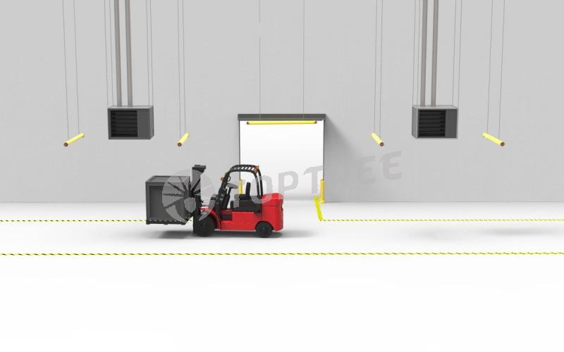 Toptree Vehicle Parking Height Limit Bar Safety Warning Height Restriction Bar