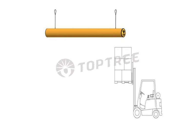 Toptree Warehouse Safety Protection Clearance Bar Forklift Height Limit Bar