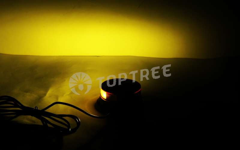 TOPTREE Amber Beacon Light Flashing Safety Warning Lights LED Emergency Strobe Lights for Vehicles