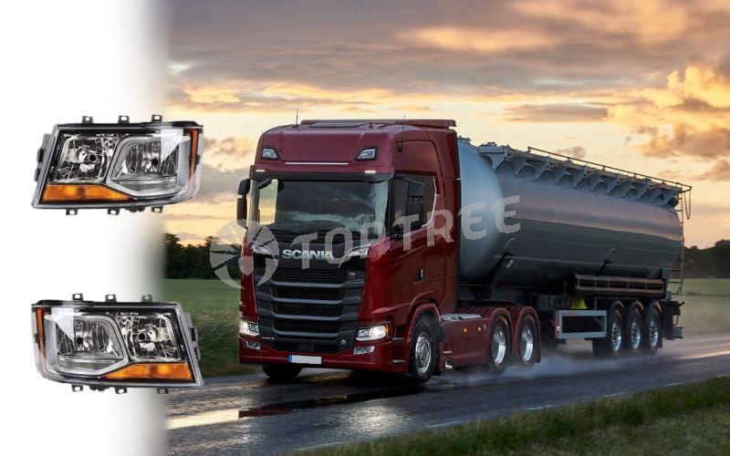Heavy Duty Truck Parts LED Headlights For Scania OEM 2655840 2655843