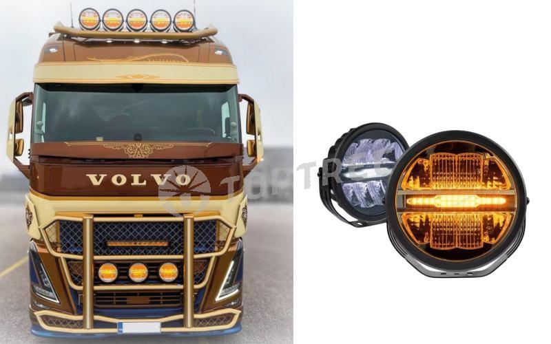 Round Led Driving Lights with Park Light