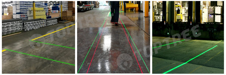 virtual line floor marking