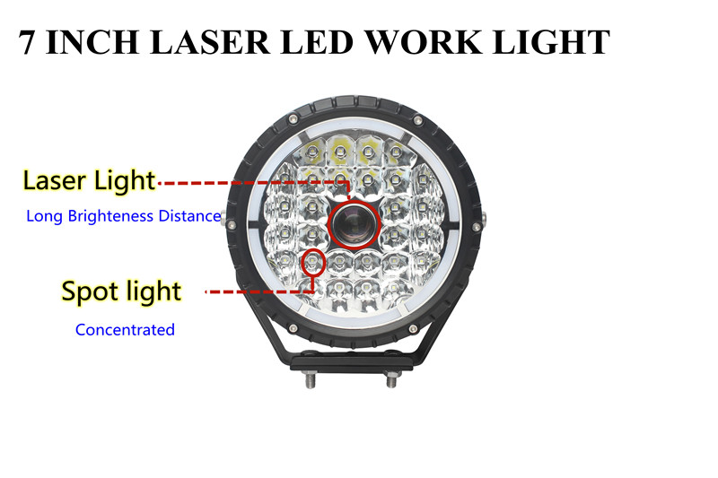 round off-road laser light