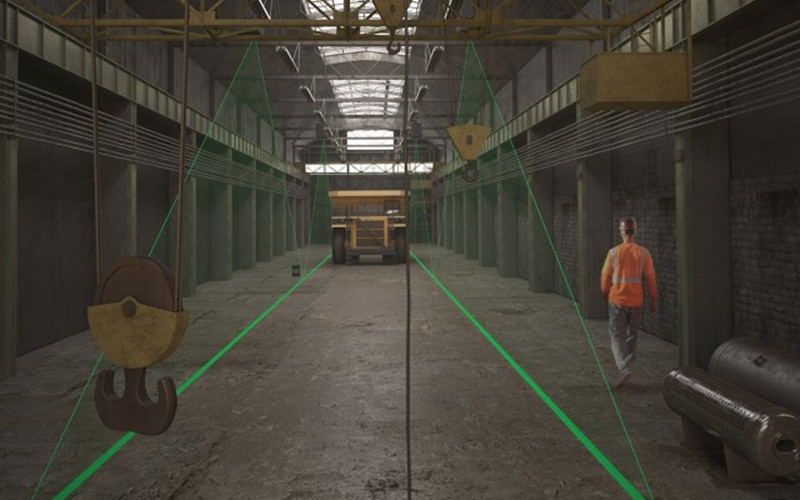 Warehouse Laser Line Marking
