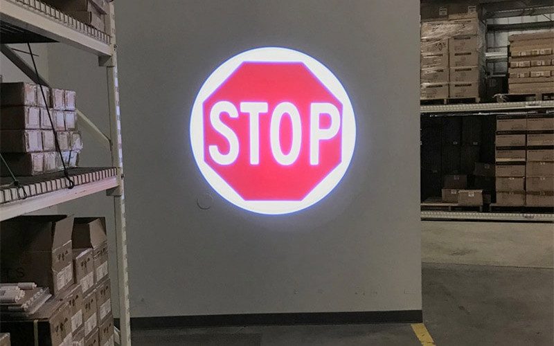 Projection Of Safety Signs