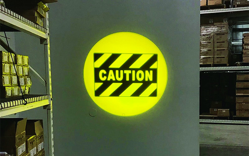 Danger Sign Gobo Signage