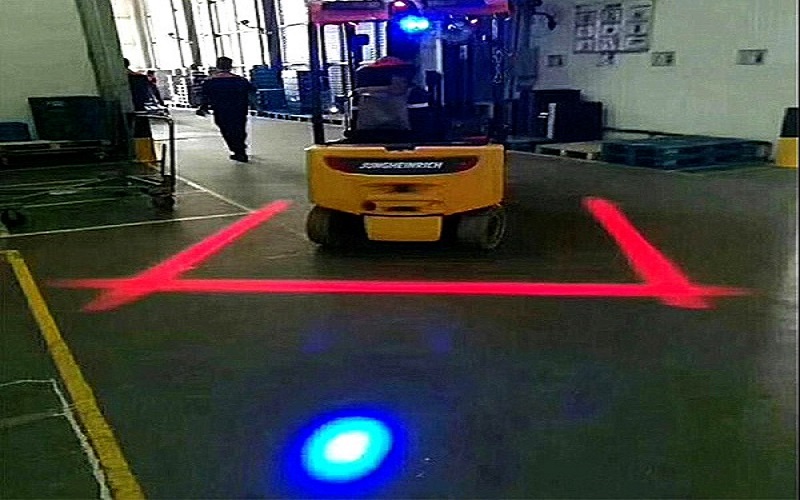 Forklift Exclusion Zone Lights