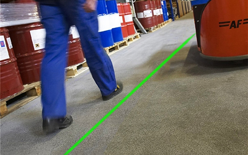 laser virtual walkways