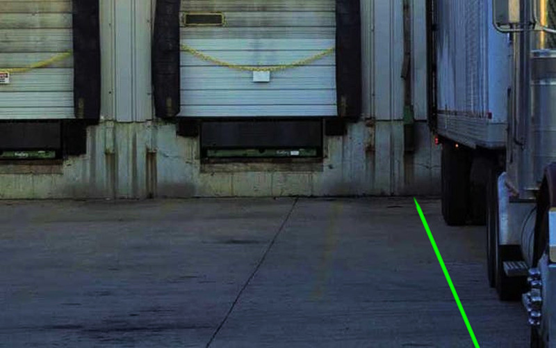 Laser Parking Line Marking