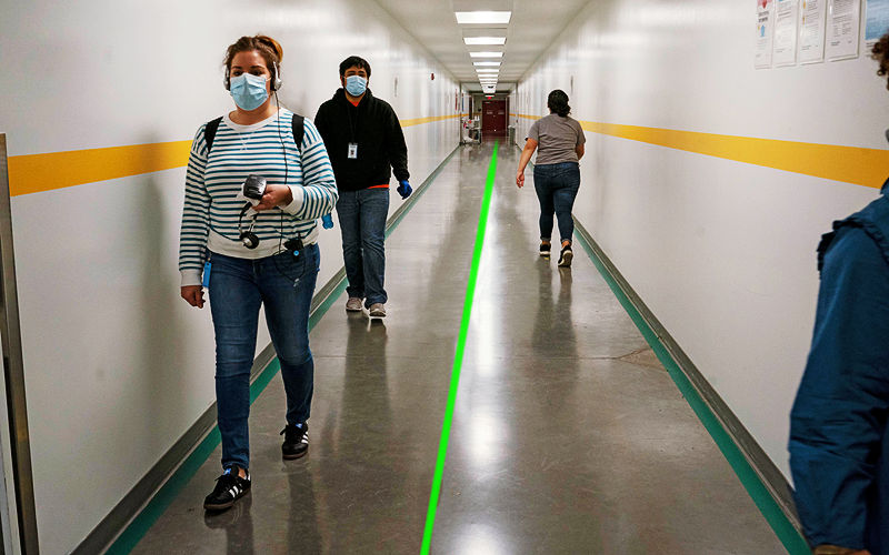 Virtual Line Lasers