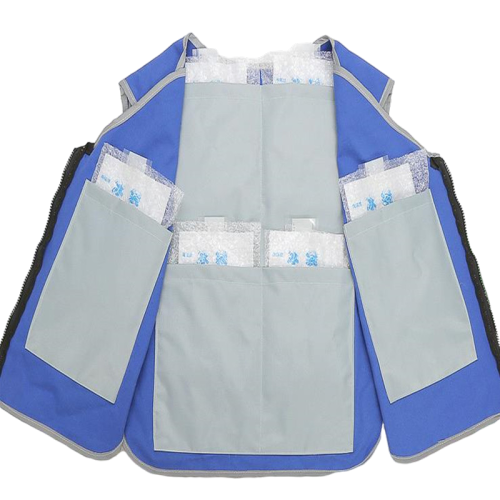 Toptree Personal Zipper Cooling Cold Vest for Heat Relief for Workers Athletes