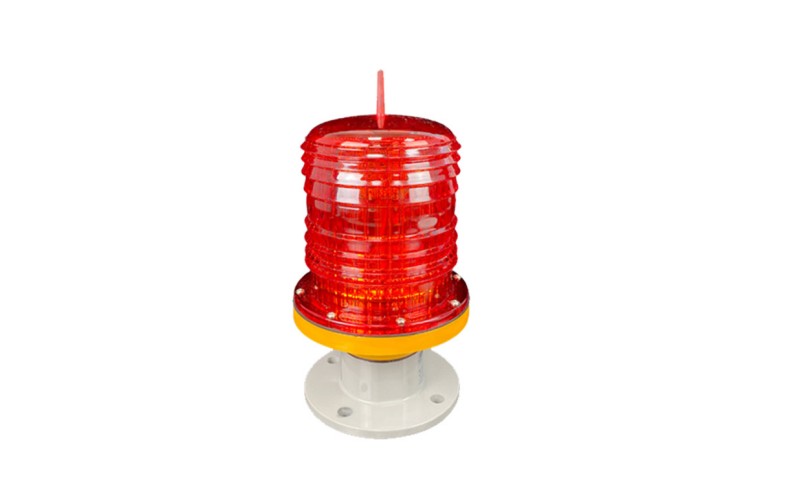 TOPTREE High Visibility LED Solar Aviation Obstruction Light Obstacle Warning Lights for Building Tower